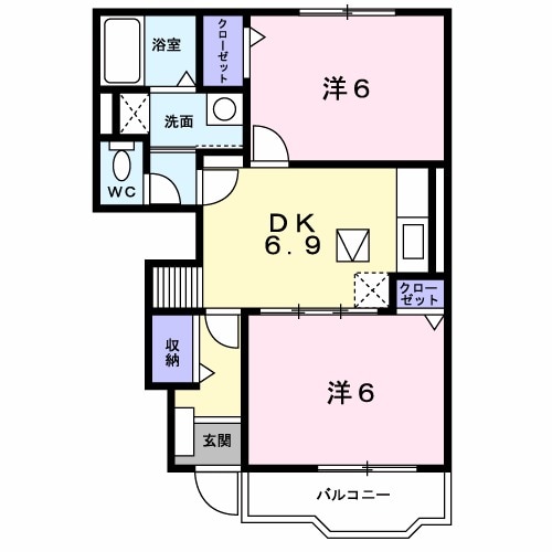 プレーヌ・フォンテーヌⅣBの間取り