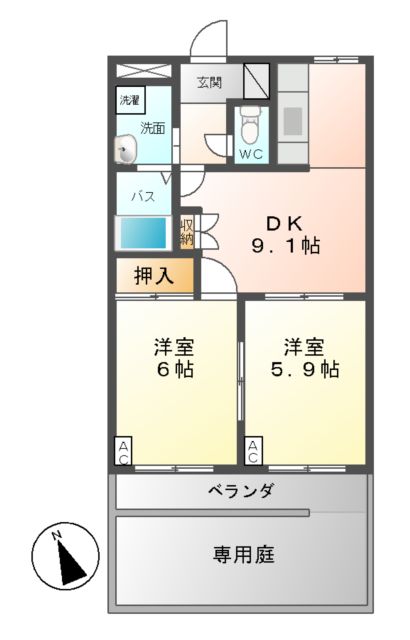 ピュア・タウンの間取り