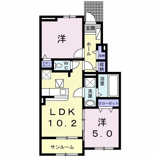 コンフォートの間取り