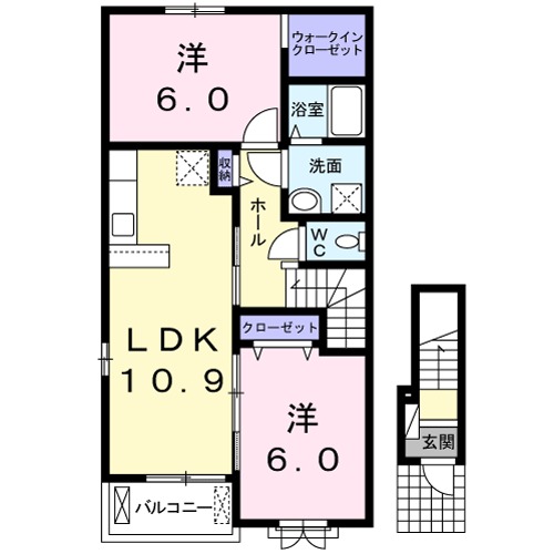 ソレイユ Soleilの間取り