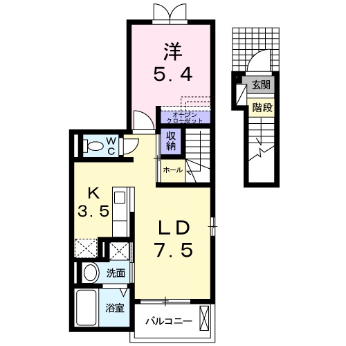 カーサプラシードⅡの間取り