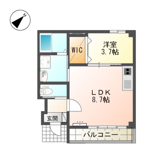 ハッピー・シュリットの間取り