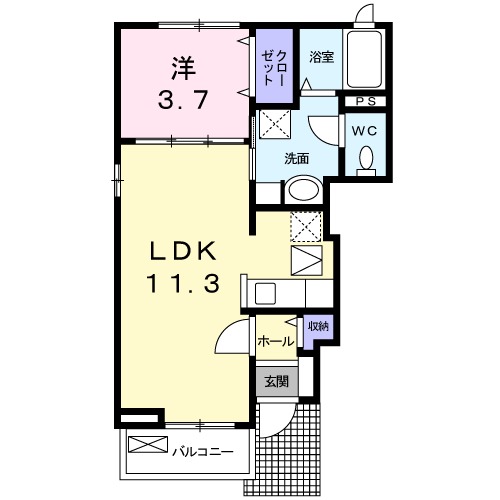 シエルⅡの間取り