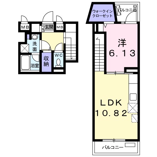 シュトラーレ四番町の間取り