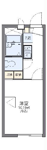 レオパレスガーデンハイツ18の間取り