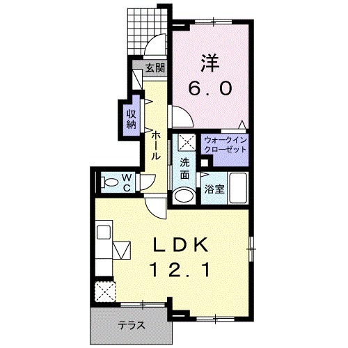 サンライズ・F Aの間取り