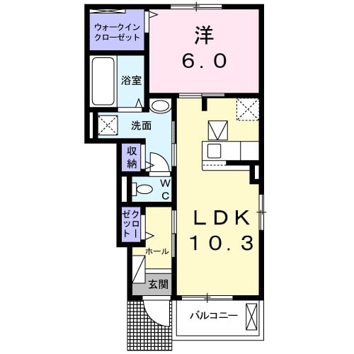 BLOOM Ⅰの間取り