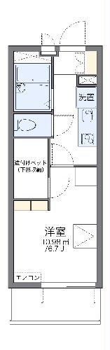 レオパレスMILFORDの間取り