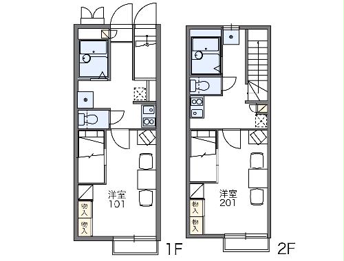 レオパレスプログレスの間取り