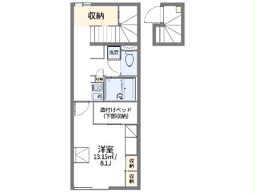 レオパレスヴァルトライゼの間取り