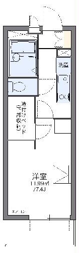 レオパレスレオテクノポリスの間取り