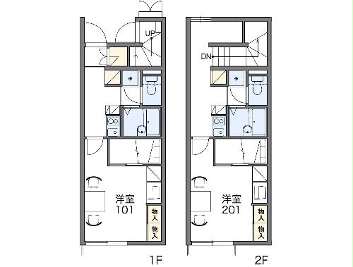 レオパレスパストラルウィンドの間取り