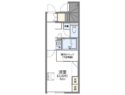 レオパレスアウリオンの間取り