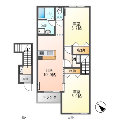 フェールプリエの間取り