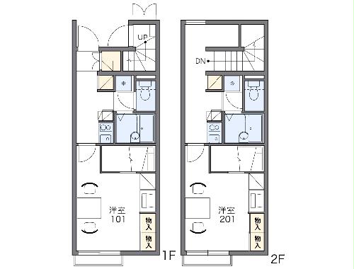 レオパレスヴィブアンの間取り