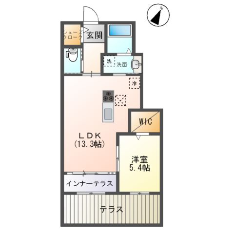 ヴィラ・グロリエンテ西原の間取り