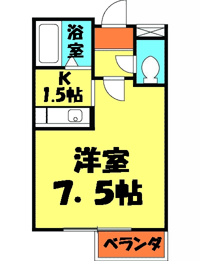 ジュネスコートの間取り