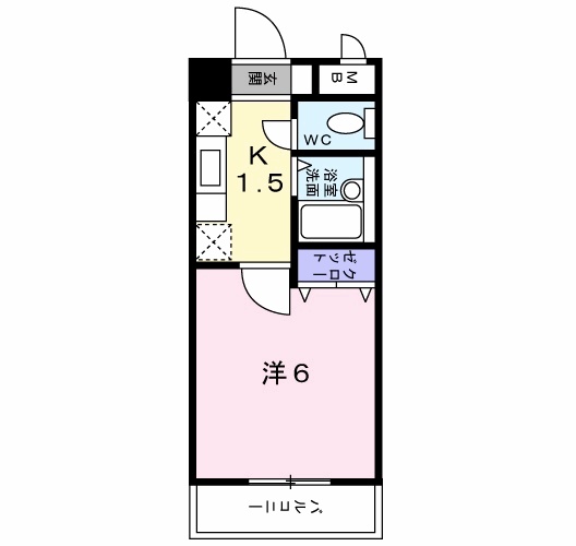 クレール須崎の間取り