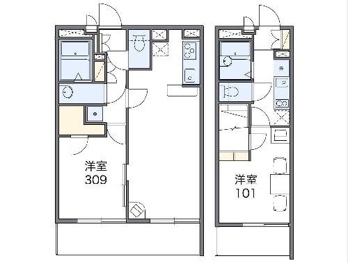 レオパレス柏の丘の間取り