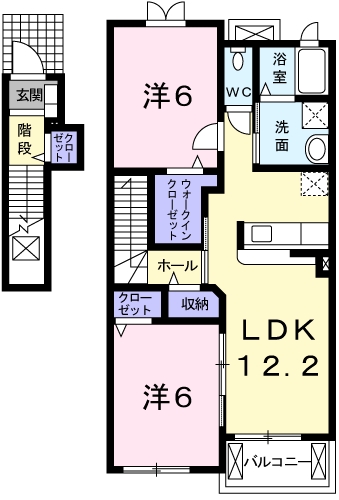 バレリアン Ⅱの間取り