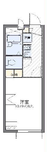 レオパレスユイカーナの間取り
