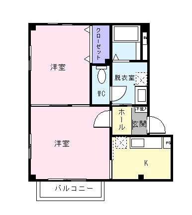 フローレンス春日野の間取り