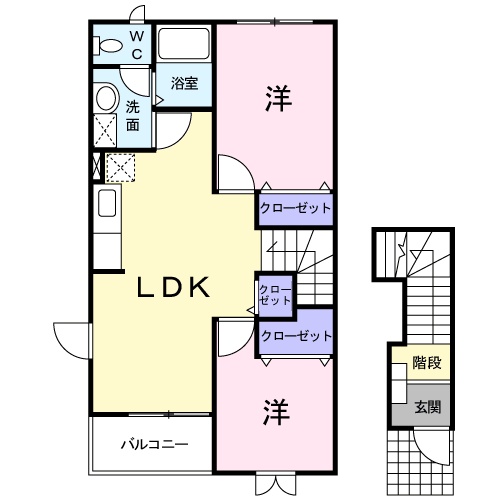 サニーキュートの間取り