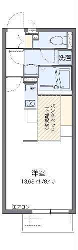 ミランダフェリスの間取り
