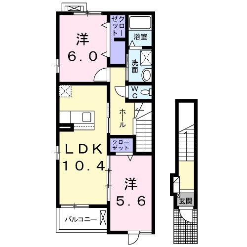 ホクレアⅠの間取り