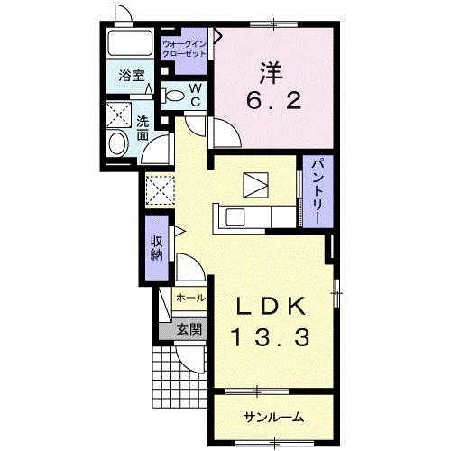 サングレイスAの間取り