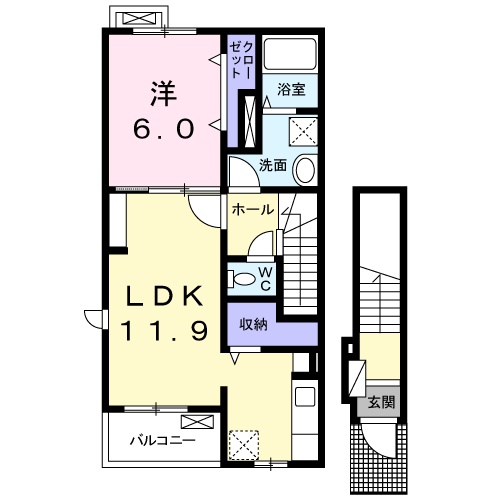 G-フォレストⅠの間取り