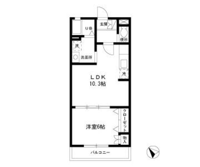 Sepia Court Fの間取り