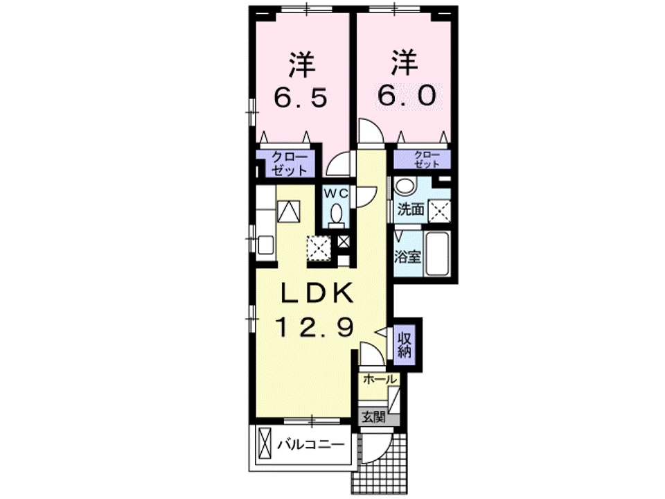 カレントヴィラⅡの間取り