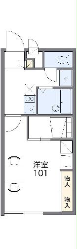 レオパレスセゾンの間取り