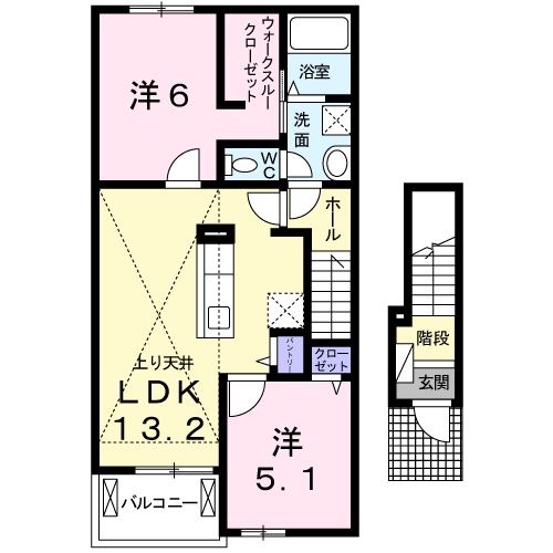 グットパークAの間取り