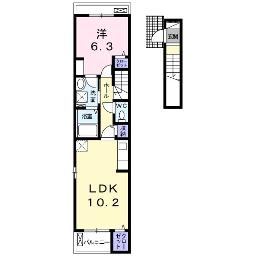 ラヴィアンローズCの間取り
