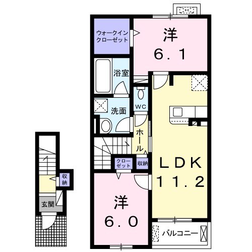 ガーデナーズ ヒルの間取り