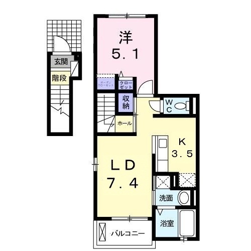 ジュネスの間取り