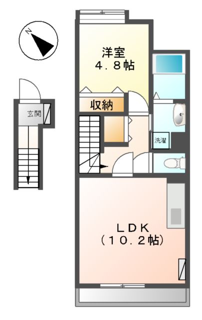 エクセレント南柏の間取り