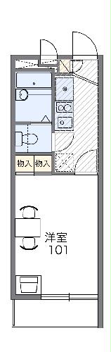 レオパレス千年の時の間取り