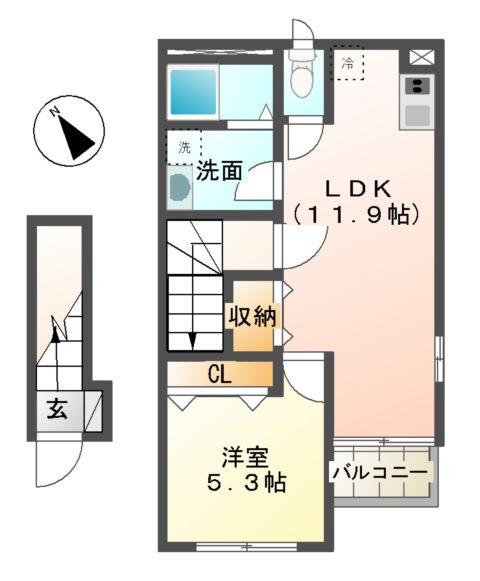 パル・クレシアの間取り
