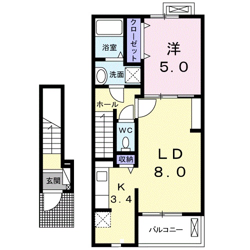 アルバ セレノの間取り