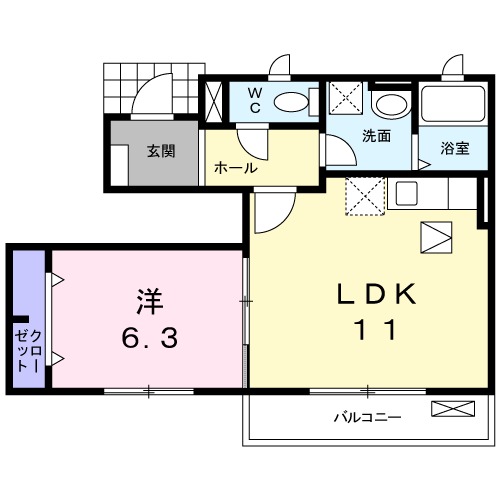 メゾン・ド・ブランの間取り