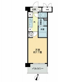フェリース横濱の間取り