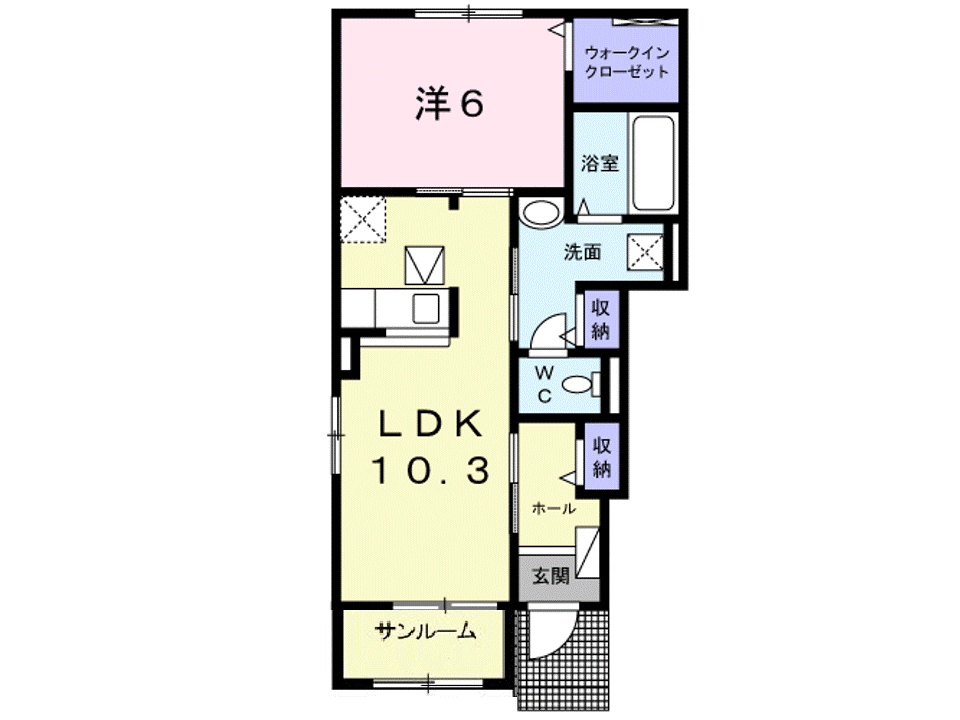 パラボリカⅡの間取り