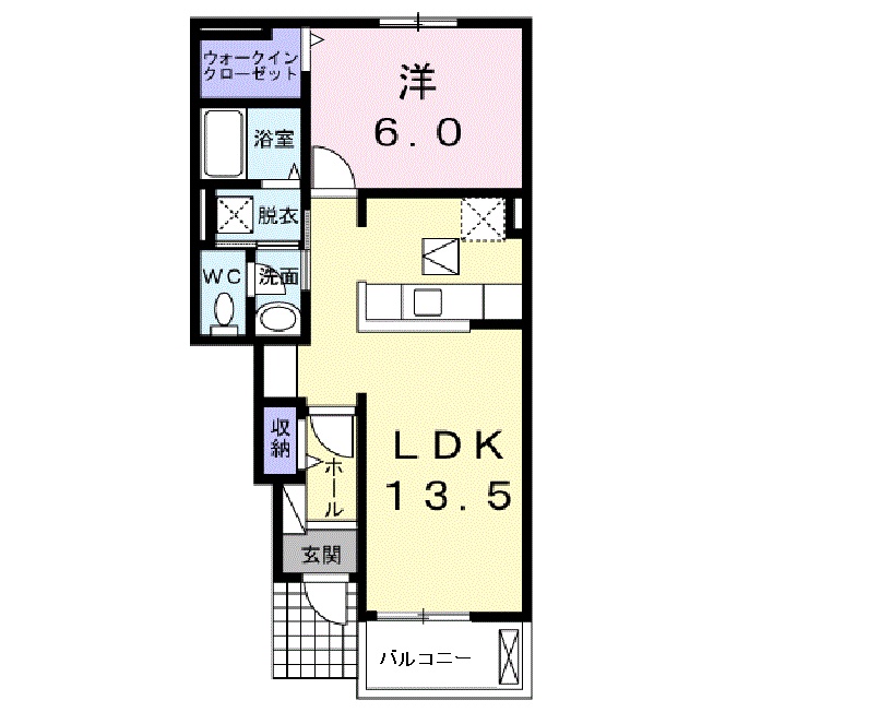 フィオーレ・Mの間取り