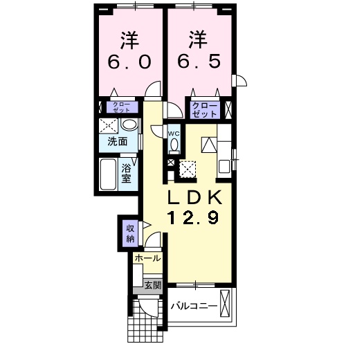 ラフィネMの間取り