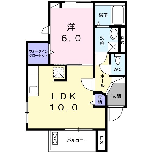 グリシーヌの間取り