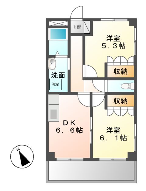 Dear Excellence(ディア エクセレンス)の間取り