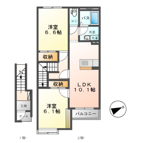 ラ・パレットの間取り